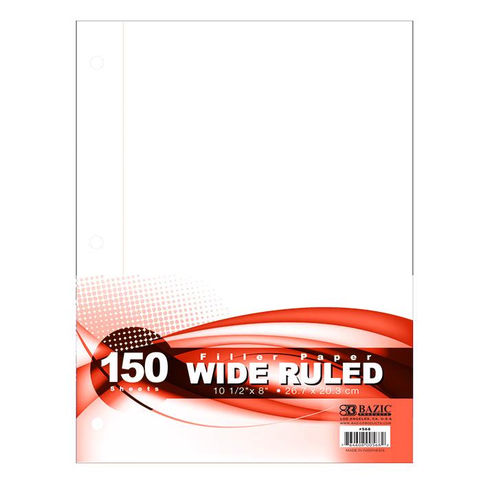 w/R 150 Ct. Filler Paper image