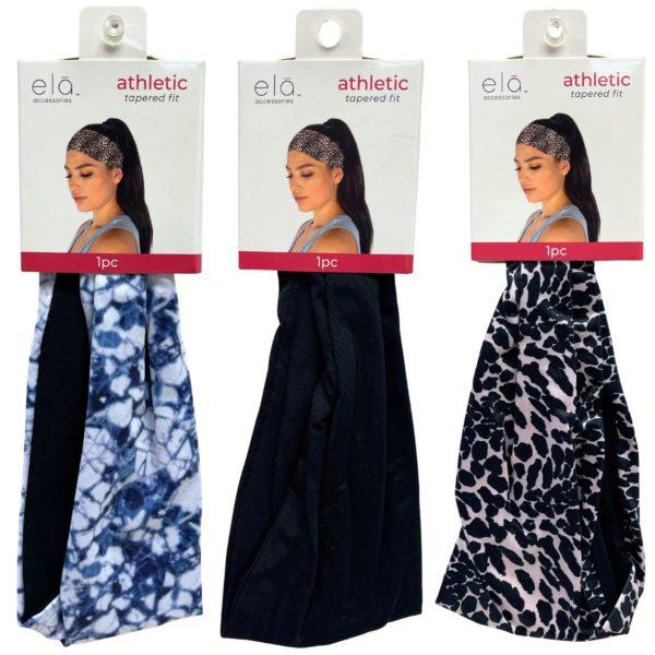 Ela Tapered Fit Atheltic Headband In Assorted Designs image