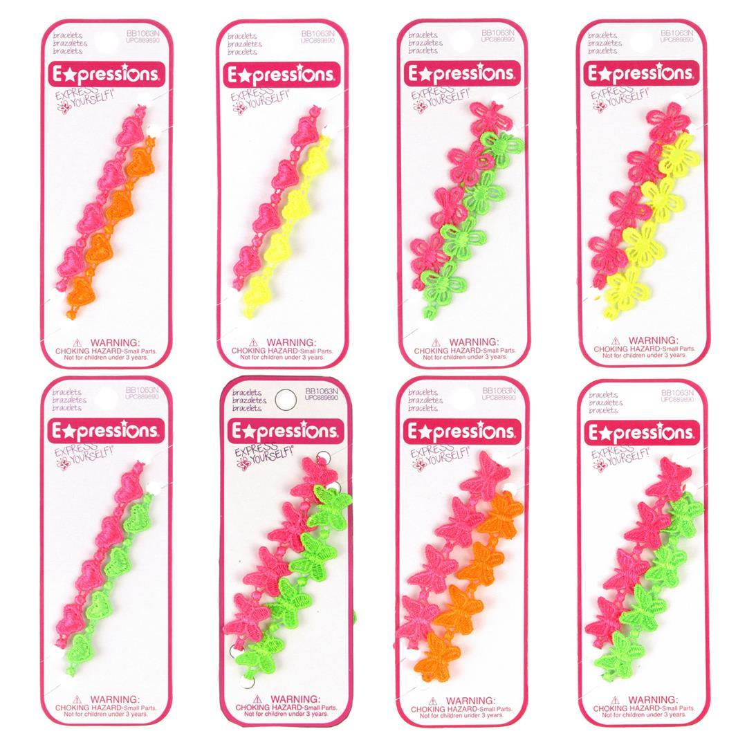 2 Piece Neon Friendship Bracelets image