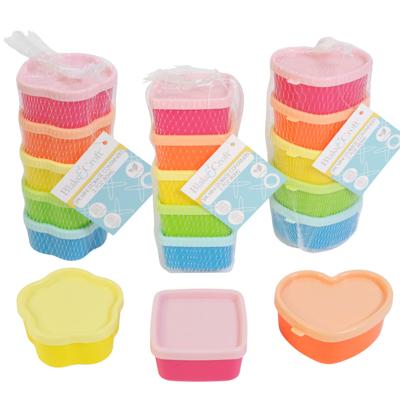 Storage Container 5pk 3 Asst Shapes Multi Color Set 2.5 X 2.5 Net Bag W/b&c Ht image