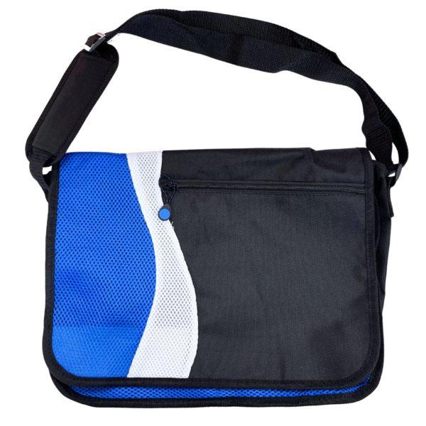 Messenger Bag With Carrying Strap In Blue image
