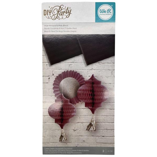 2 Piece Large Black Honeycomb Pads image