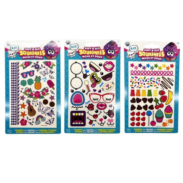 Orb Soft'n Slo Squishies Assorted Diy Stickers image