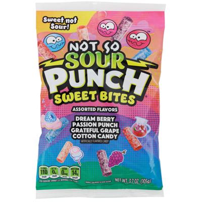 Sour Punch Sweet Bites 4 Flavors In 3.7 Oz Hanging Bag image