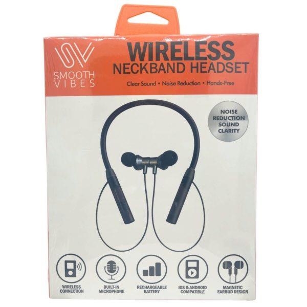 Wireless Neckband Headset With Quality Sound, Noise Reduction And Hands Free Calling image