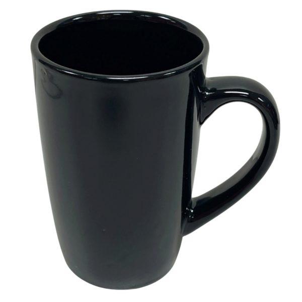 10oz Black Elegant Ceramic Mug image