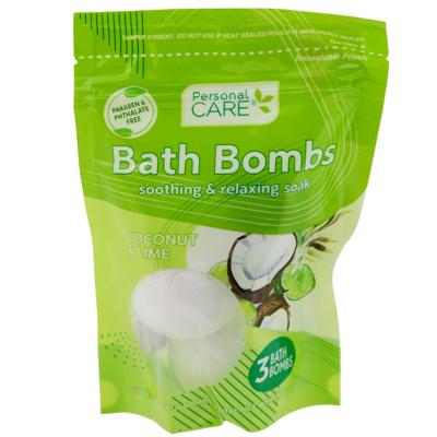 Bath Bombs 3pk 5.3oz Coconut & Lime Personal Care image