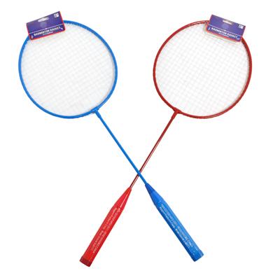 Badminton Racket 24inl Red/blue W/sport Header image
