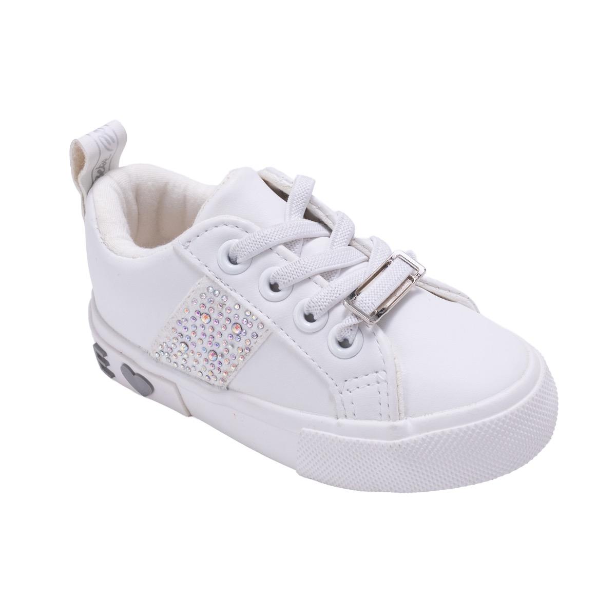 Bebe Toddler Girl's Low Rise Sneakers w/ Rhinestone Stripe image