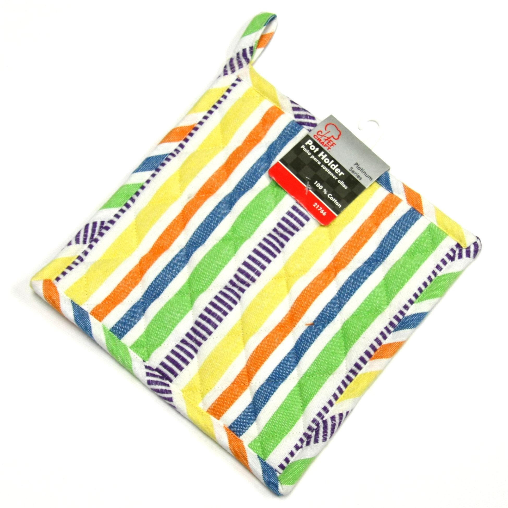 Striped Pot Holders image