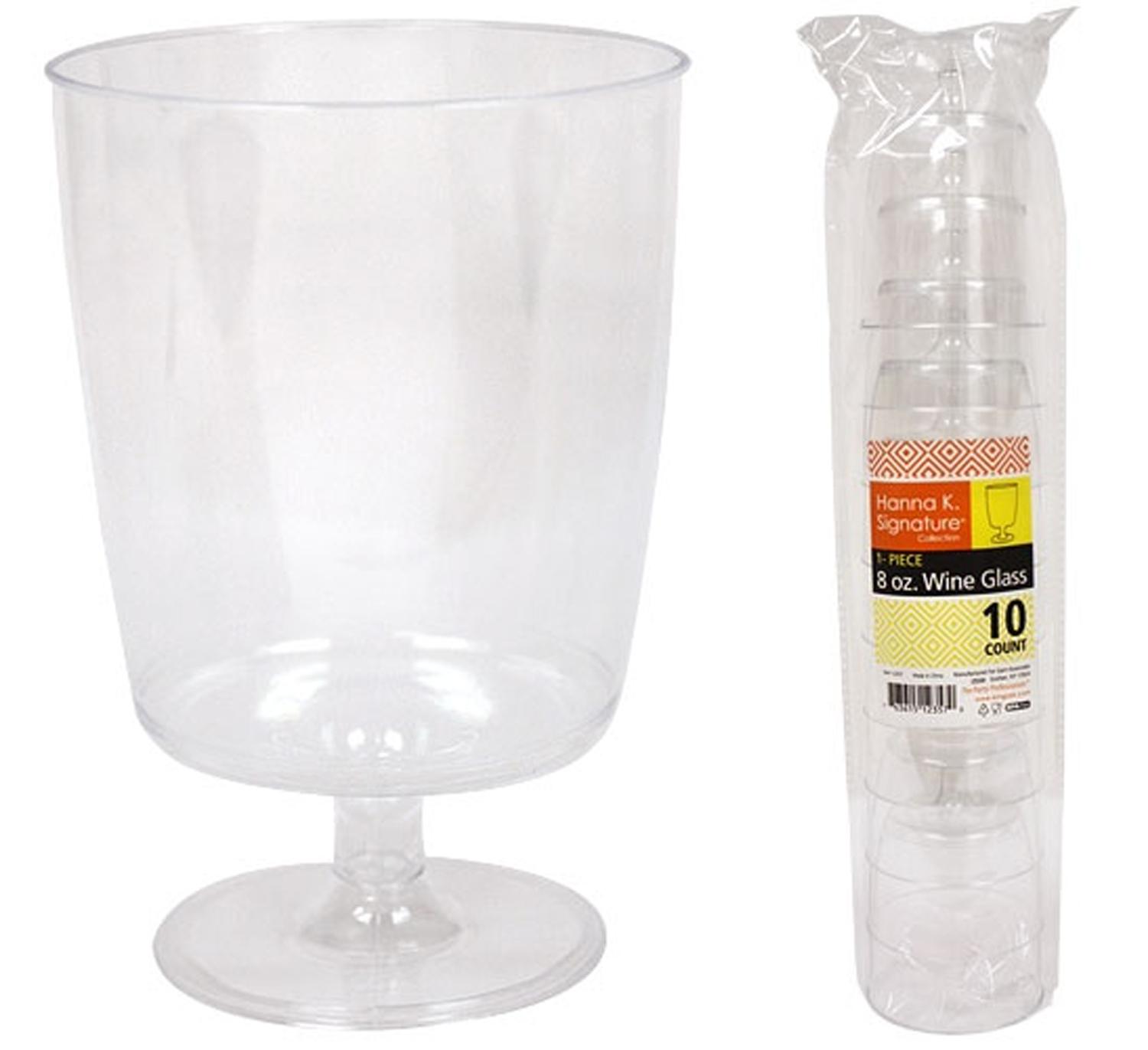 8 oz. Footed Wine Glass 1-Piece - Hanna K. Signature image