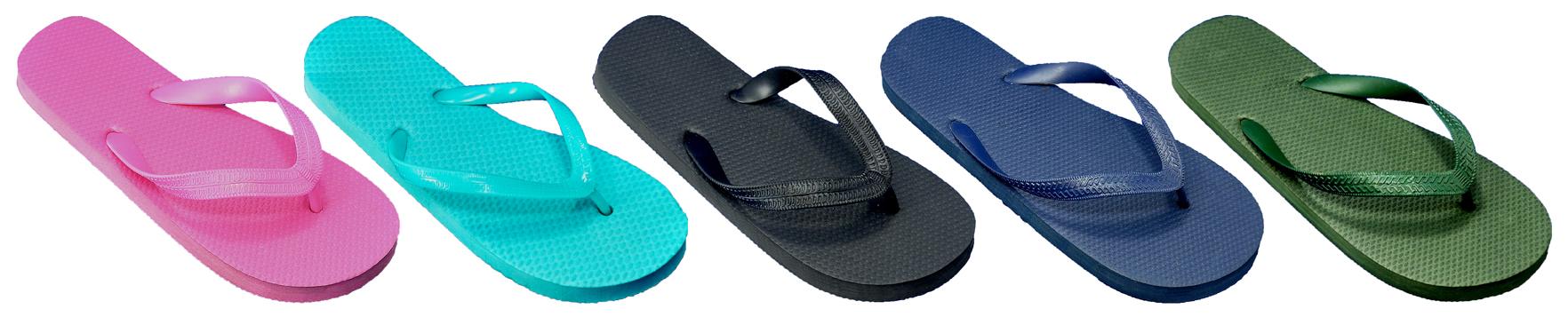 Children's Flip Flops - Solid Colors image