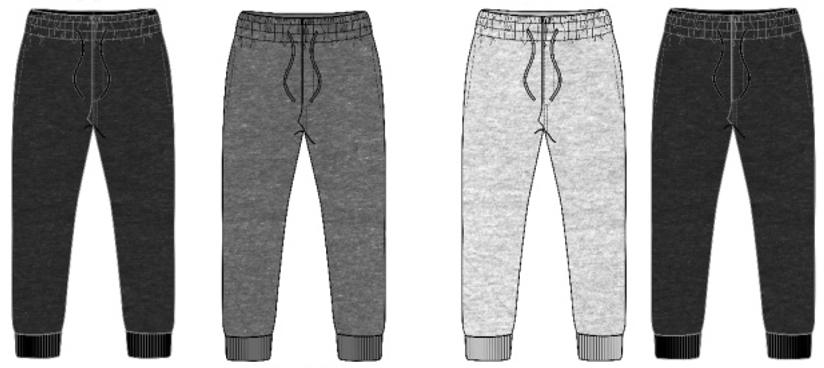 Men's Retro Edge Lounge Pants - Assorted Colors image