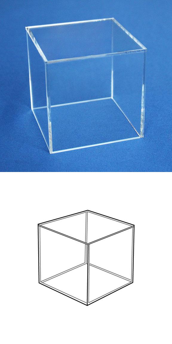 Acrylic Display Cube - 4 in. - #1004 image