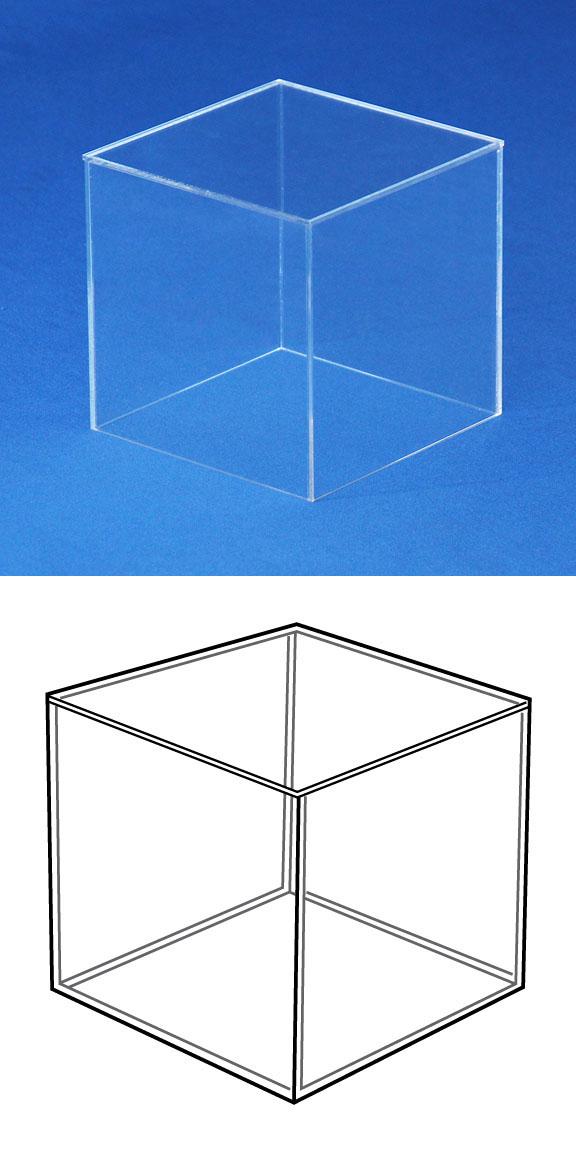 Acrylic Display Cube - 6 in. - #1006 image
