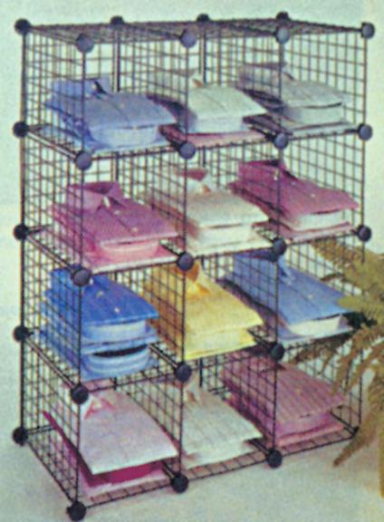 12 Bin Wire Cube System (14in. x 14in. Squares) - #CS image