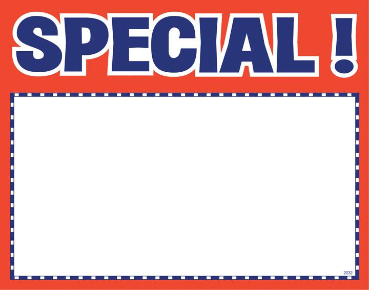 Economy Sign Cards SPECIAL! (7in. x 11in.) - #ESF11 image