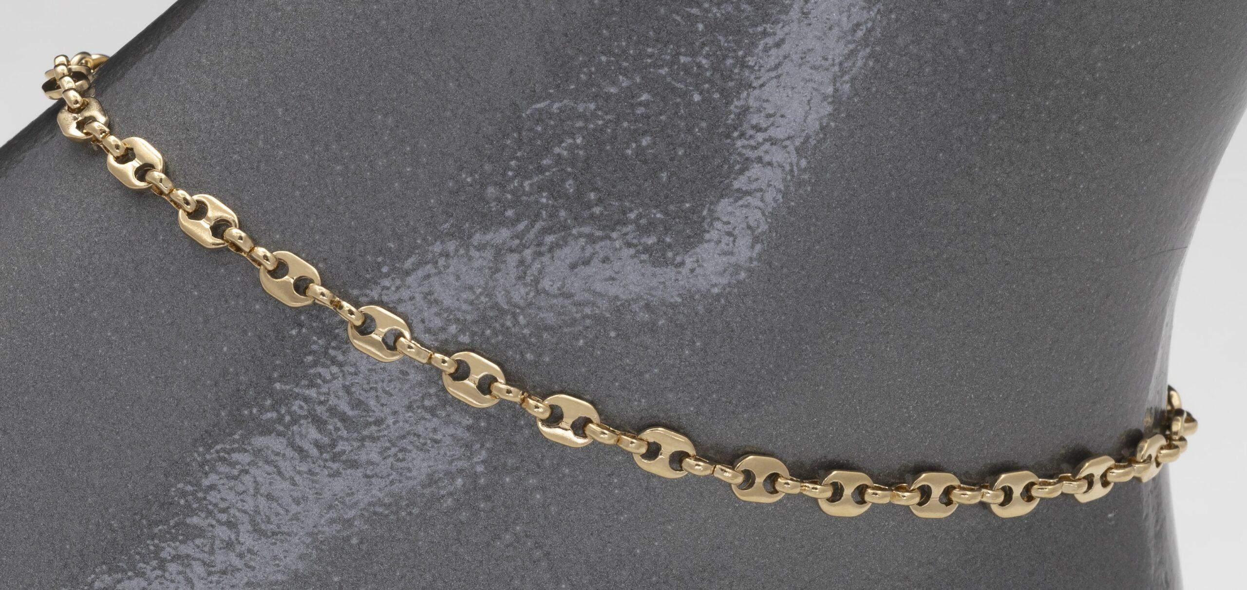 039A | Tiny Round 'O' Link Anklet image