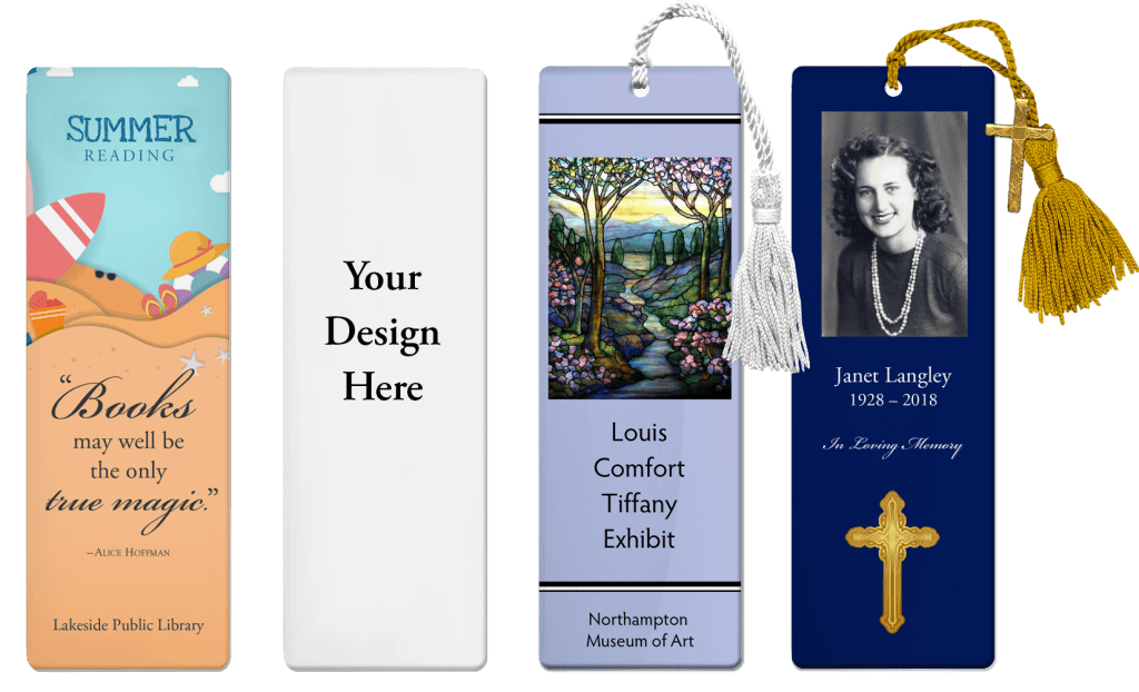 Custom Laminated Bookmarks | Full Color & Tassles image