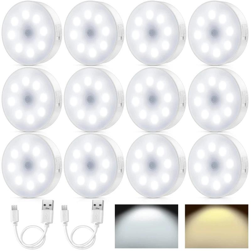 Rechargeable Motion Sensor Light Fixture - Indoor LED - USB Cord - Item #8049 image