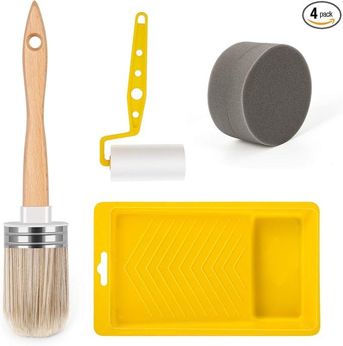 Paint Tool Set - Brush - Roller - Sponge - Tray - Item #8132 image