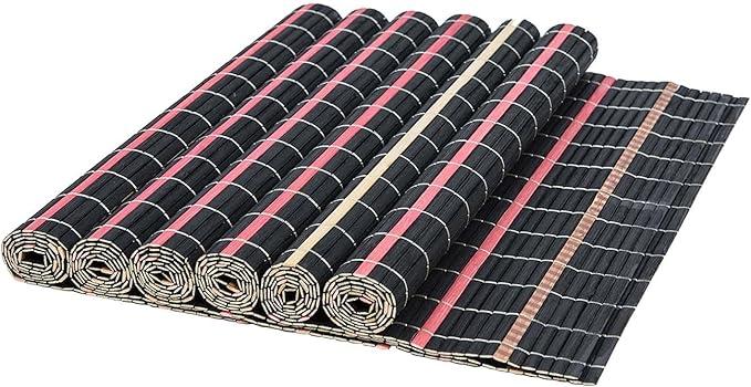 Pack of 6 - Tatkraft Super Natural Bamboo Table Heat Resistant Placemats - Item #8241 image