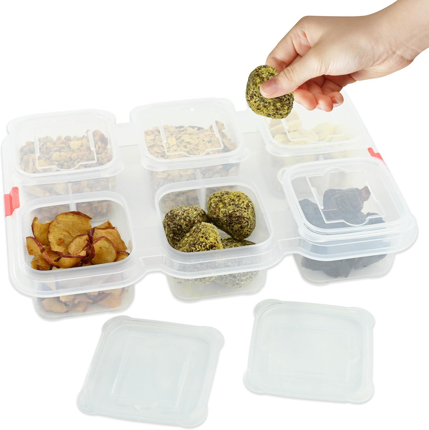 Skywin Snack Tray - 6 Slot Fun & Functional Snack Containers - Item #8573 T1445 image