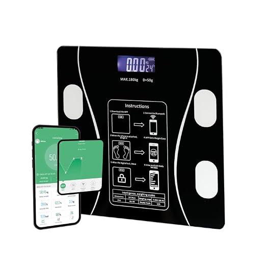 BUY IN WEB USA Smart Scale for Body Weight and Fat - 18 Analysis Applications - Item #9398 image