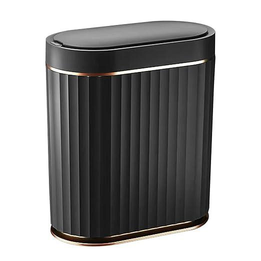 2 Gallon Sensor Trash Can - Automatic Lid - Black - Item #9380 image
