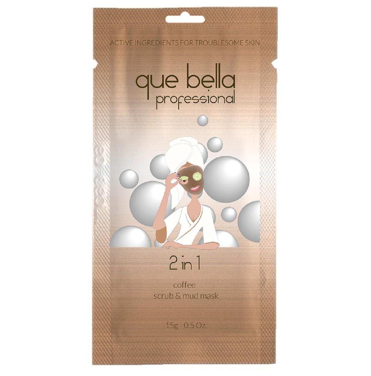 Que Bella 2-in-1 Coffee Scrub & Mud Mask 0.5oz - Item #9393 image