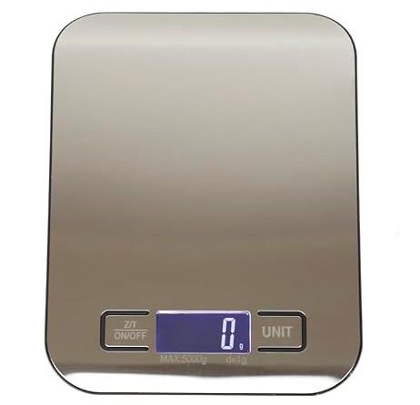 BUY IN WEB USA Large Digital Food Scale - 11 lb (5 kg) Stainless Steel - Item #9400 image