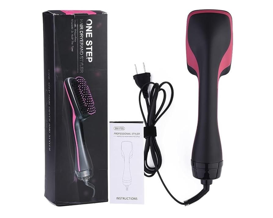 2 in 1 Multifunctional Anion Hair Dryer Brush Comb Styler - Item #9578 image