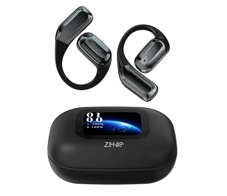 Wireless Noise Canceling Headphones - Color LCD Touch Screen - Black - IHGD - Item #9588