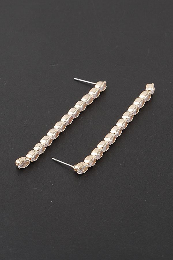 Oval Jewel Drop Earrings image