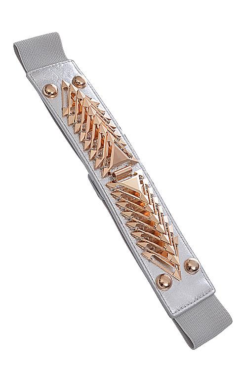 Gold triangle decorated belt