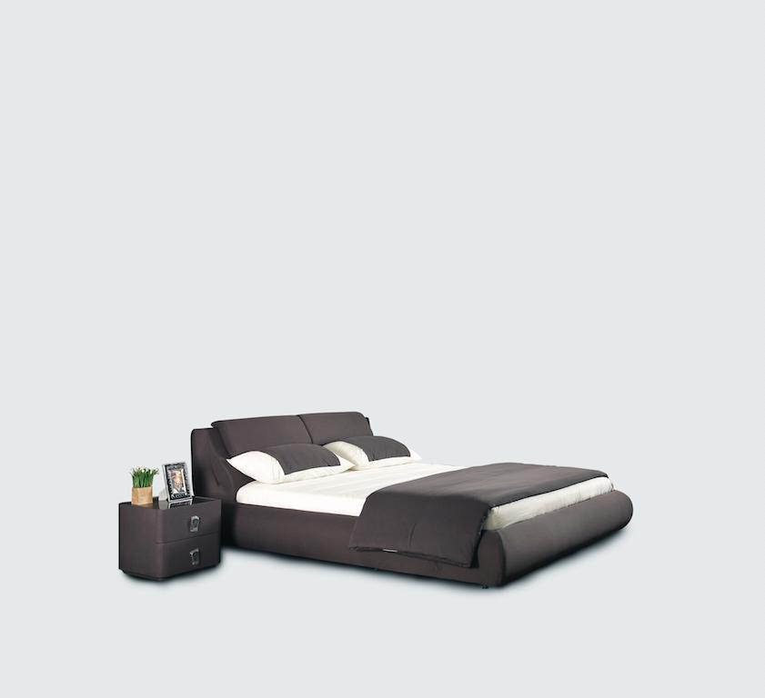 DeRucci Bed Frame KB-156 (Dark Brown)