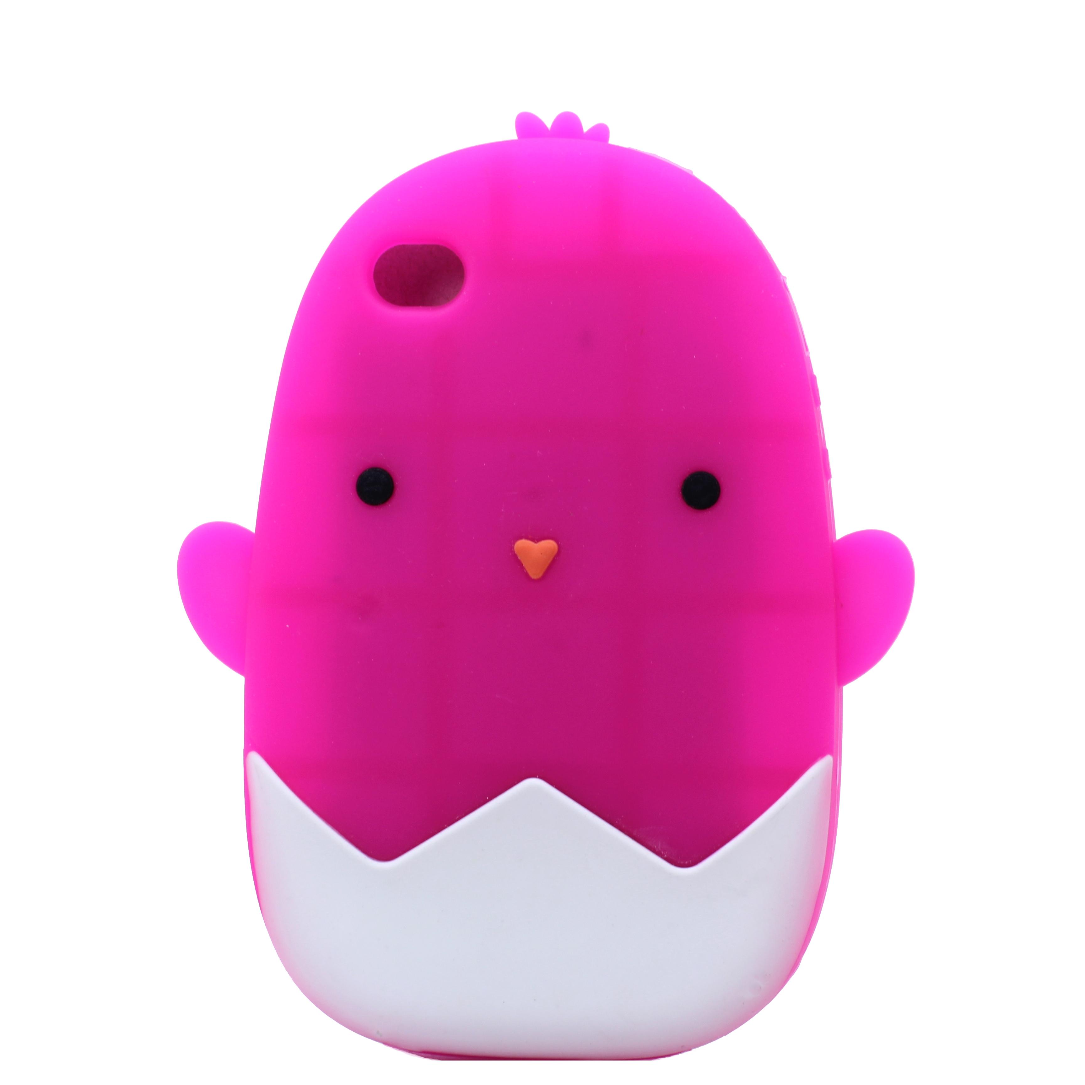 iPhone 4 4S 3D Chick Case (Hot Pink) image