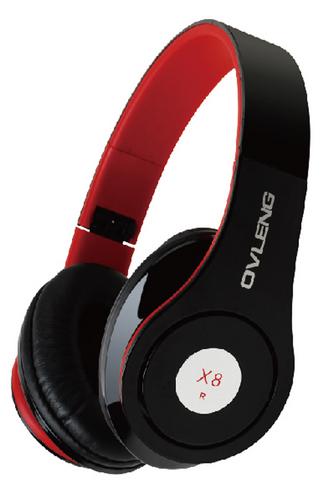 X8 Foldable Studio Headphone with Mic Remote (Black)