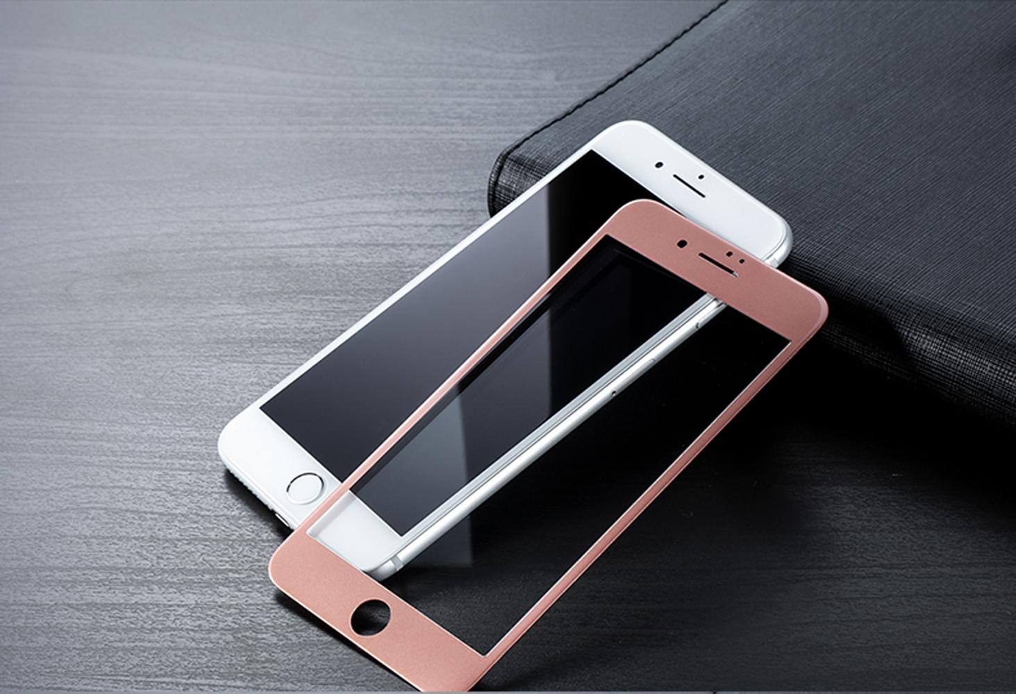 iPhone 7 Plus 3D Full Edge Cover Tempered Glass Screen Protector (Glass Rose Gold) image