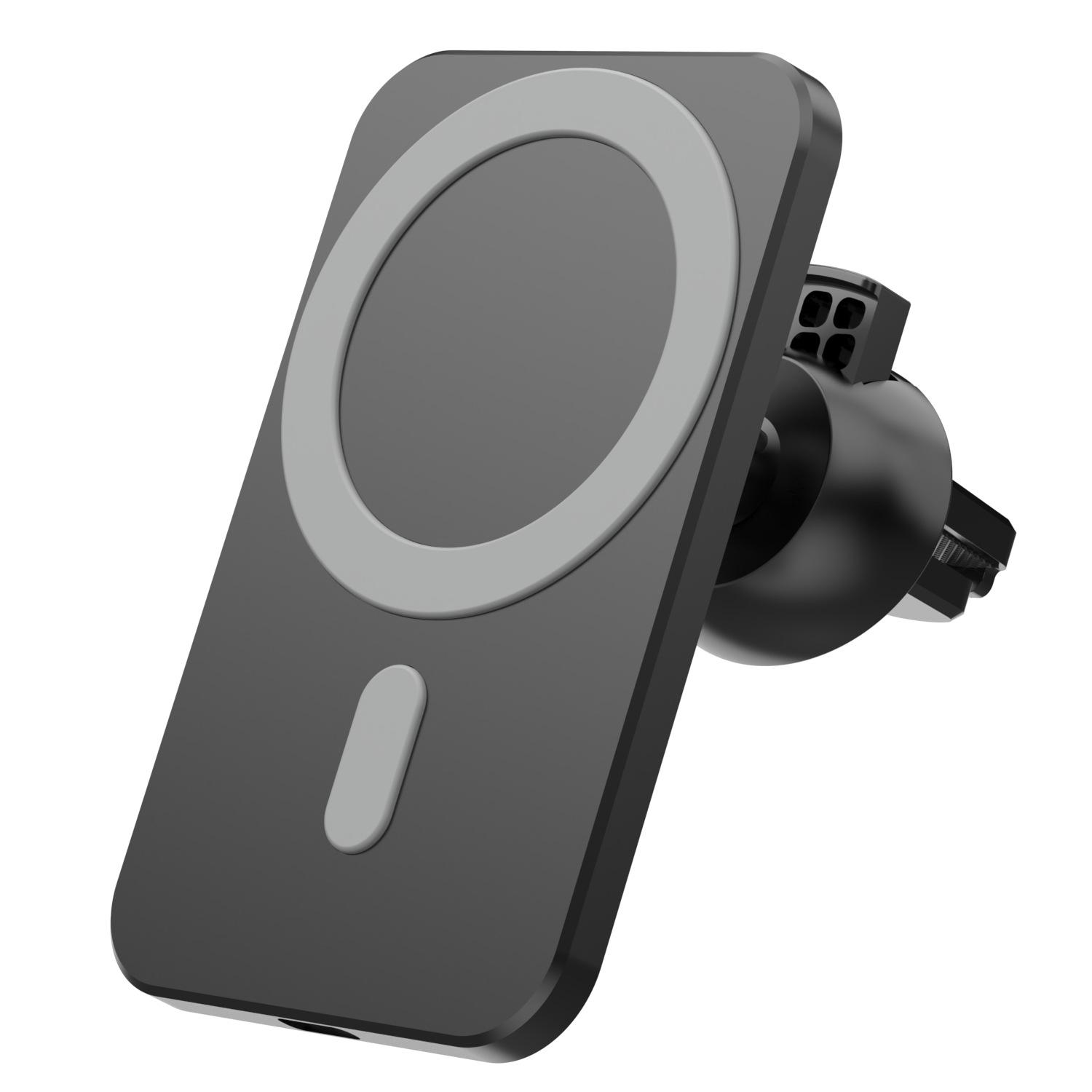 Car Magnetic Magsafe Style Magnetic Airvent Holder Wireless Charger 15W T200 for