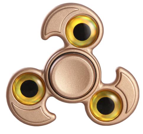 Eagle Design Aluminum Metal Fidget Spinner Stress Reducer Toy for Autism Adult, Child (Champagne Gold) image