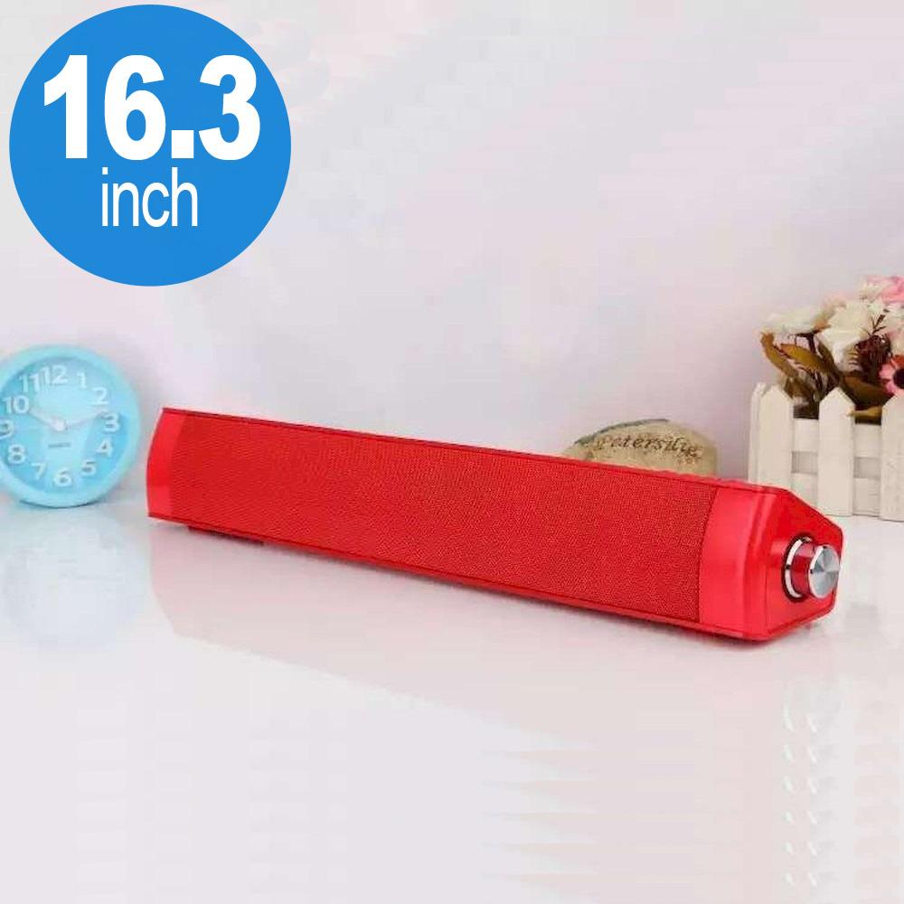 High Quality Long Bar Wireless Bluetooth Speaker JHW-V361 (Red) image