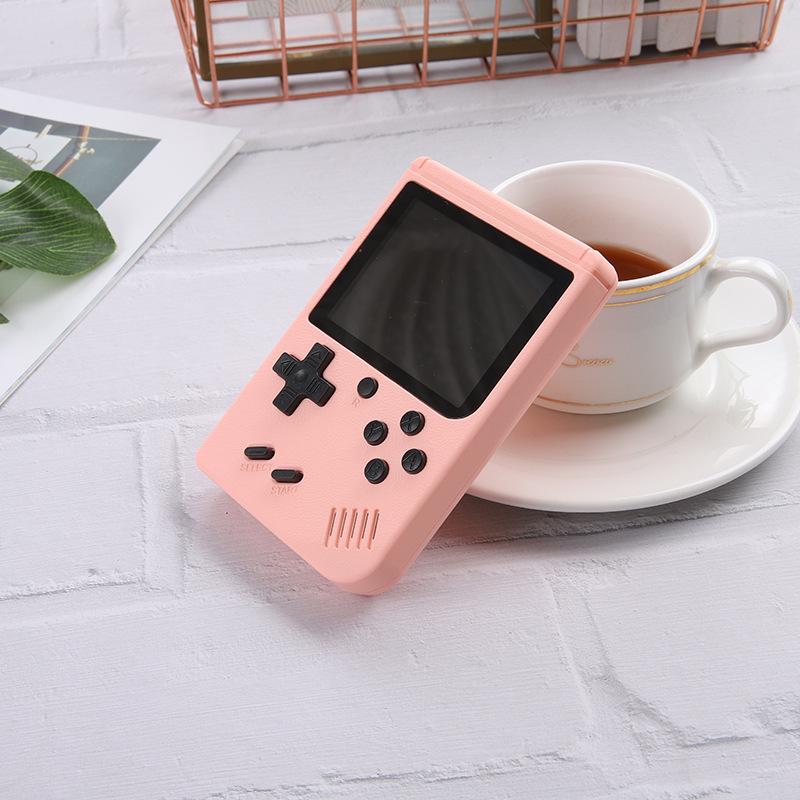 500 in 1 Retro Classic Game Box Portable Handheld Game Console Built-in Classic Games (Pink) image