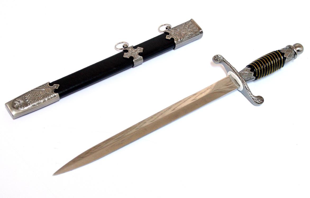 14.5" Roman Collectible Stainless Steel Style Dagger with Sheath