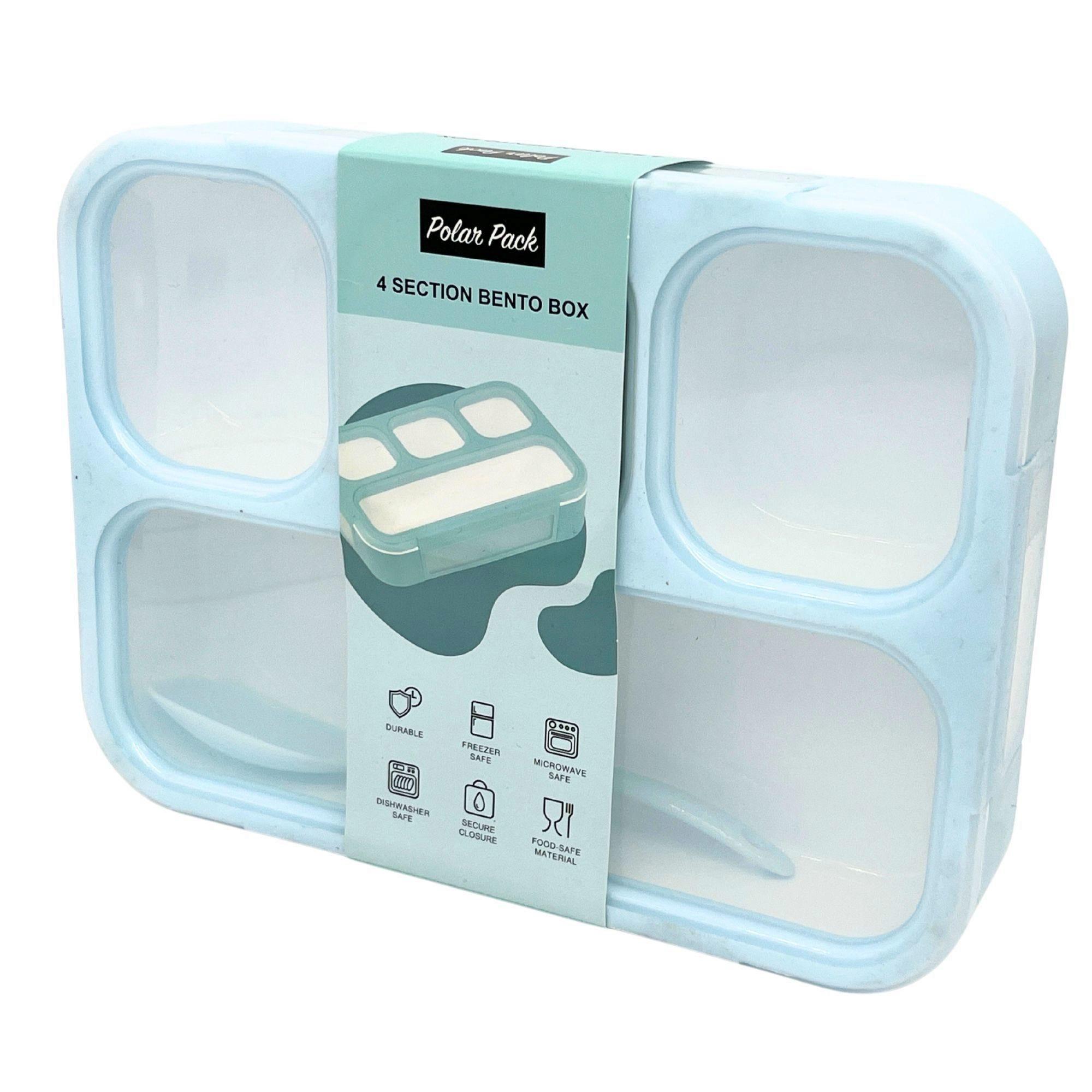 Polar Pack Multi Compartment Bento Lunch Box in Light Blue Color image