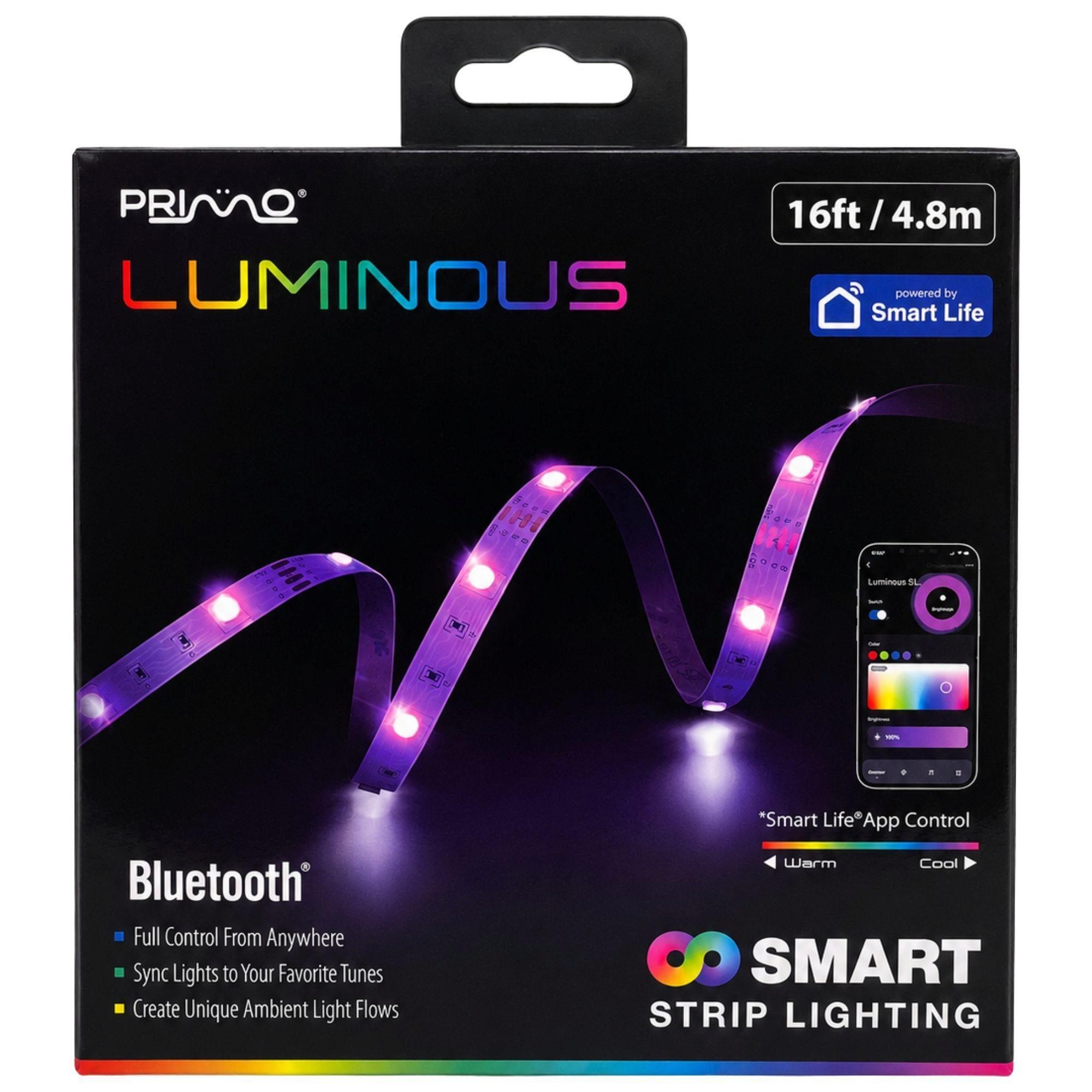 Primo 16 Foot Smart Bluetooth Strip Light with Remote image