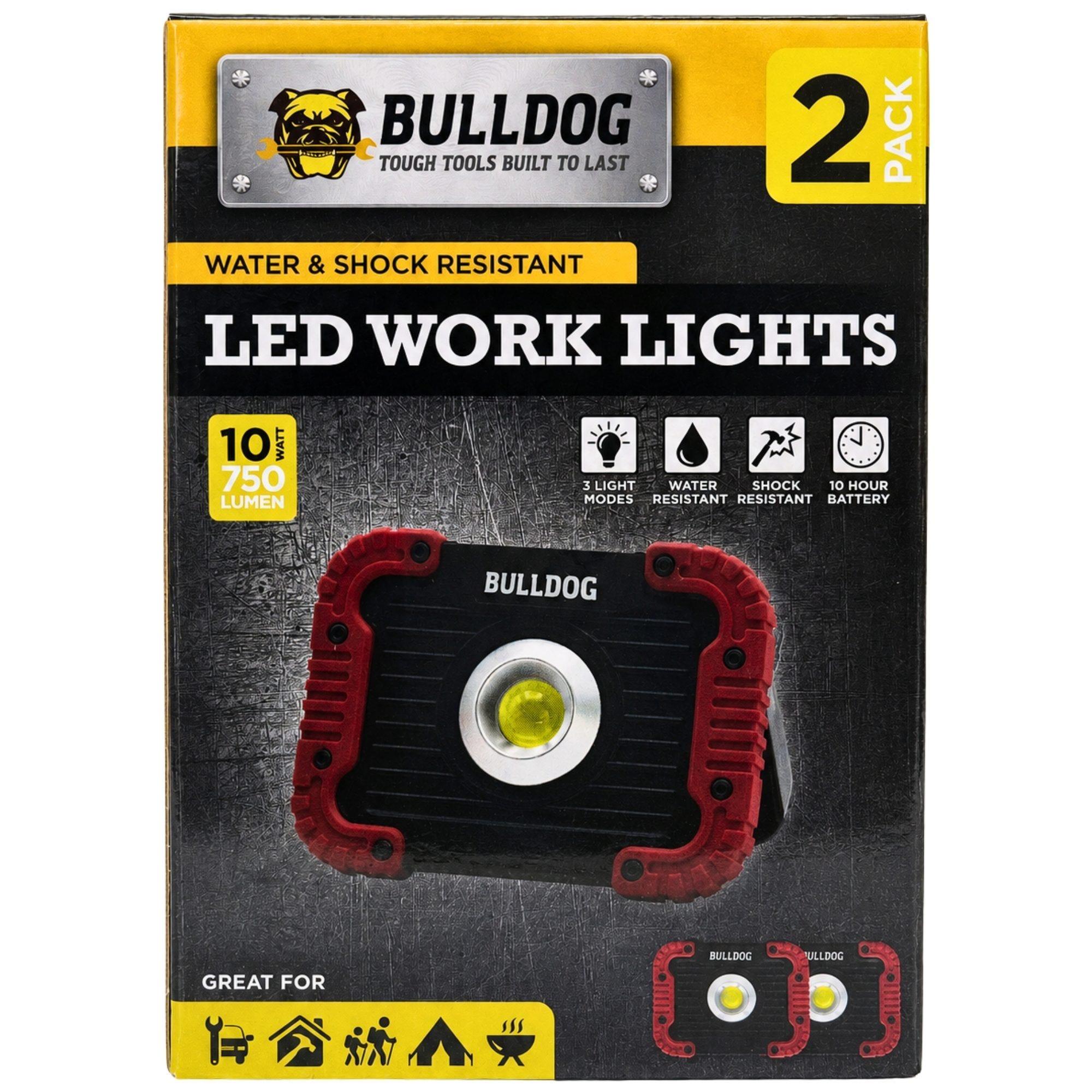 Bulldog Tools 2 Piece COB LED Work Lights image