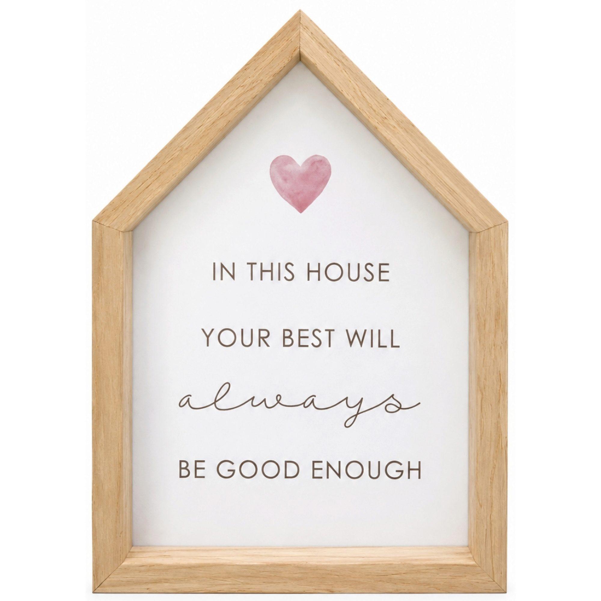 5"x7" Natural MDF In This House Décor Figure image