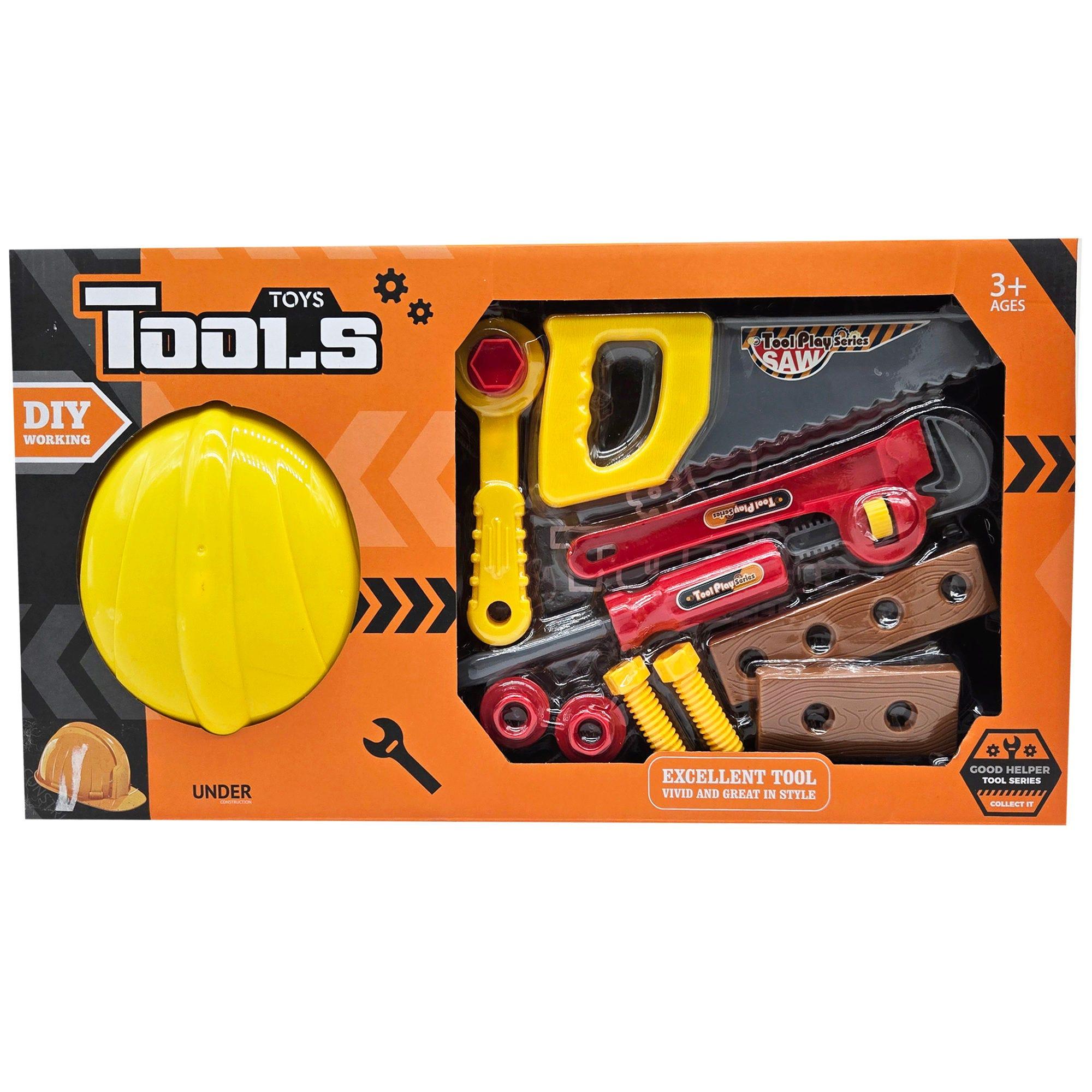 Tools Playset with Safety Gear Hat in Assorted Styles image