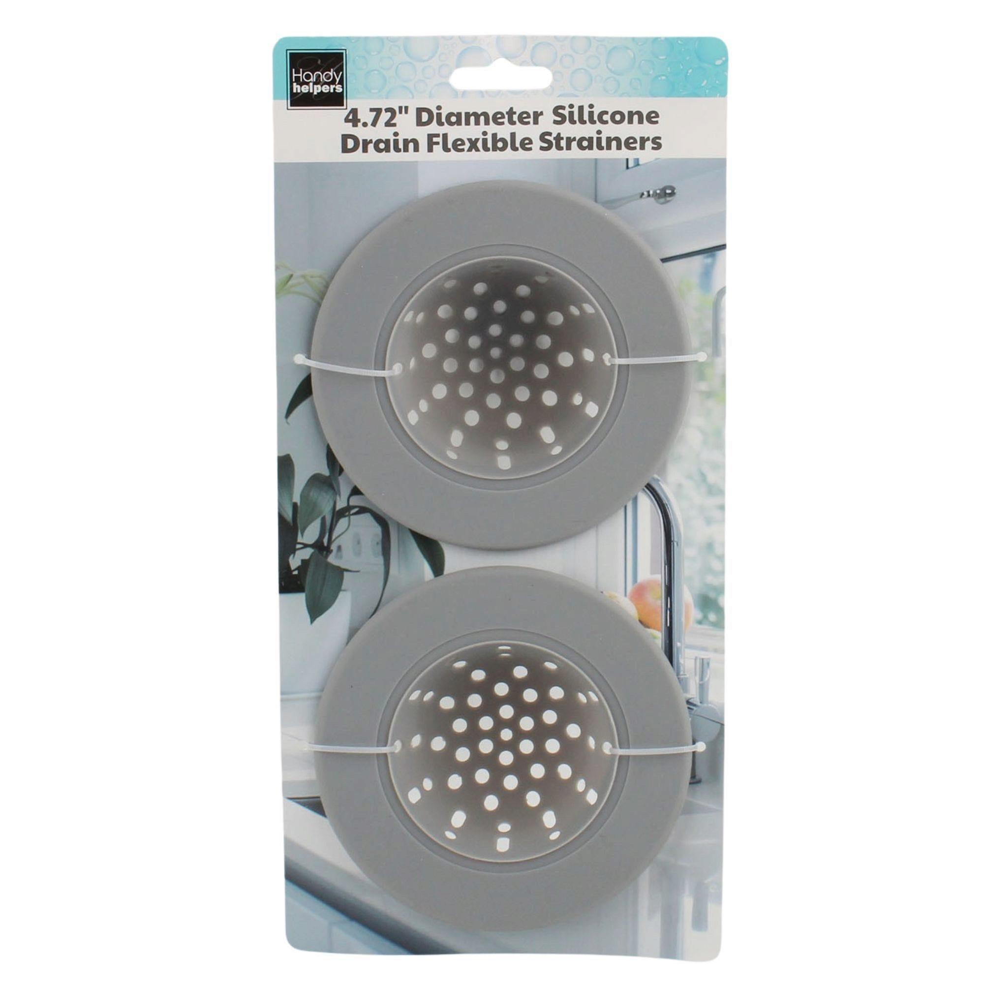 Set of 2 In-Sink Silicone Drain Flexible Strainers image